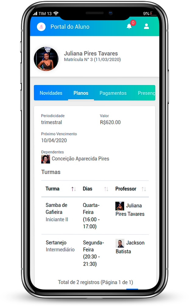 App Portal do Aluno